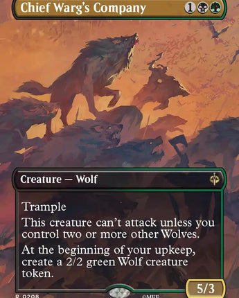 Chief Warg's Company (Borderless)