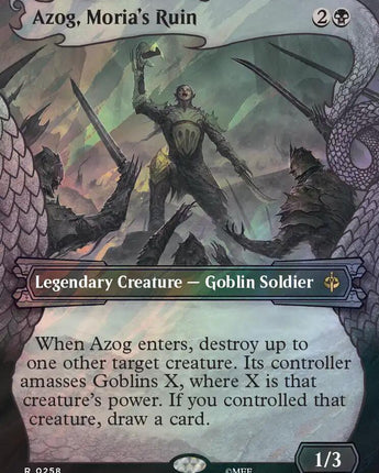 Azog, Moria's Ruin (Showcase) (Surge Foil)