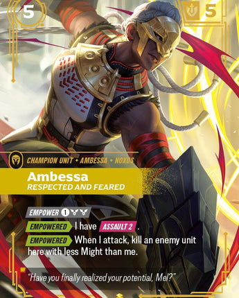 Ambessa, Respected and Feared (Overnumbered)