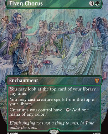 Elven Chorus (Borderless) (Surge Foil)