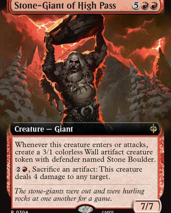 Stone-Giant of High Pass (Extended Art)