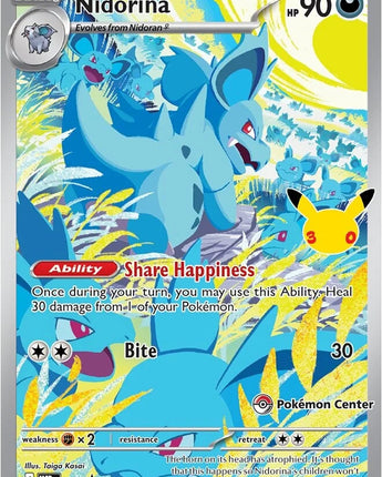 Nidorina - 101 (30th Celebration) (Pokemon Center Exclusive)