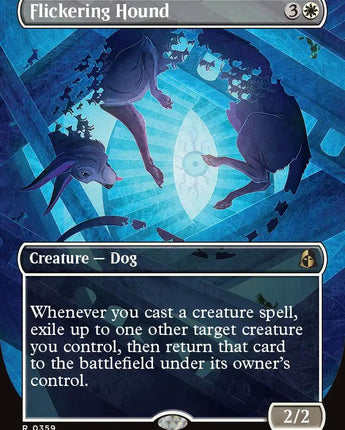 Flickering Hound (Borderless)