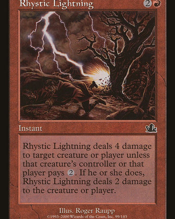 Rhystic Lightning
