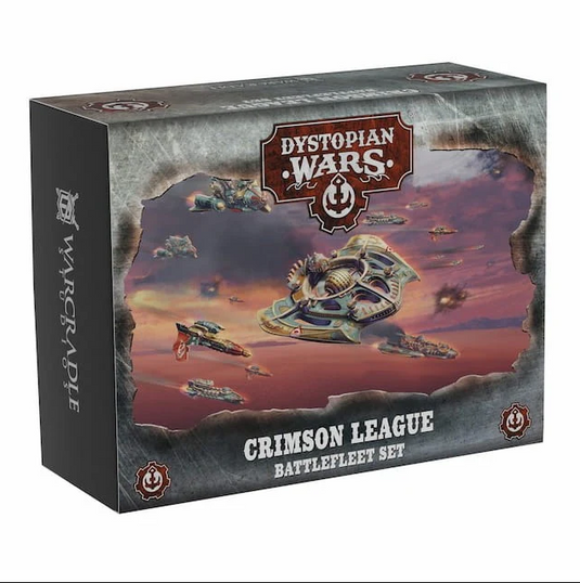 Dystopian Wars Crimson League Battlefleet Set