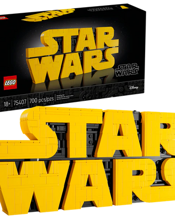 Lego: Star Wars - Brick-Built Star Wars Logo Sign 