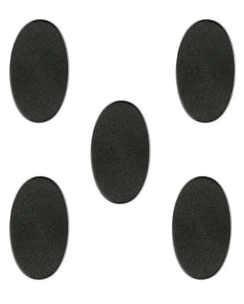 70x25mm Oval Beveled Bases x5 