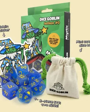 Dice Goblin Mystic RPG Dice (8 pcs) 