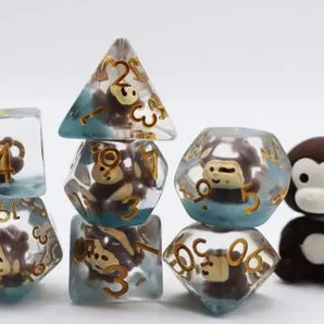 Foam Brain Inclusion Dice RPG Dice Set (7) 