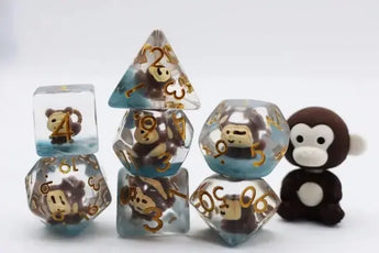 Foam Brain Inclusion Dice RPG Dice Set (7) 