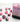 Chessex Dice: Gemini 12mm D6 (36) - Black-Pink/Gold 