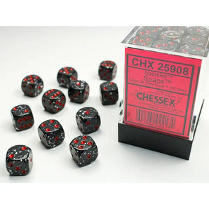 Chessex Dice: Speckled 12mm D6 (36) - Space 