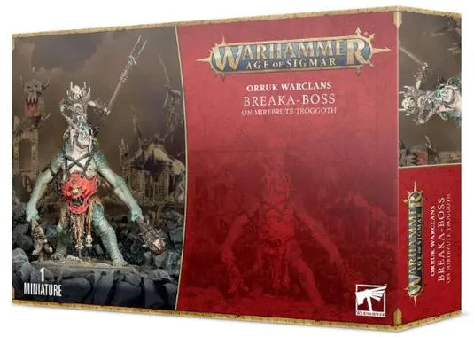 Orruk Warclans Breaka-Boss On Mirebrute Troggoth 