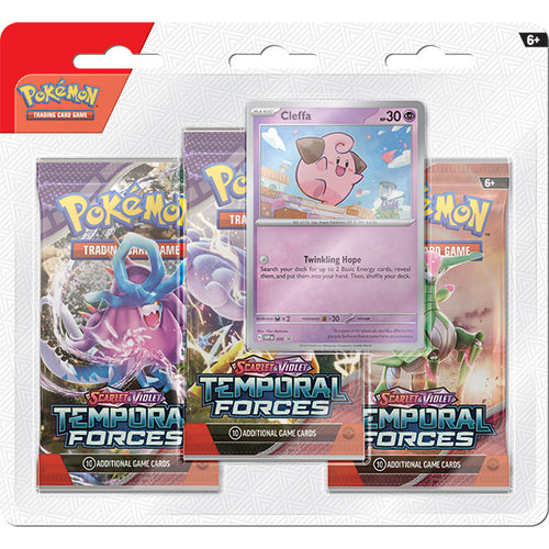 Pokemon Temporal Forces 3-Pack Blister