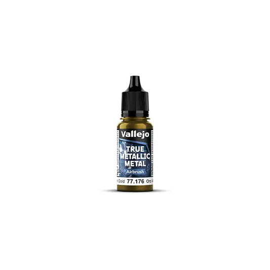 True Metallic Metal Paints: Greenish Gold - Airbrush 