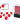 Chessex Dice: Mini 7-Die RPG Set - Translucent: Red/White