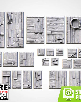 Wooden Bases (Square) 