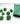Chessex Dice: Gemini 7-Die RPG Set - Vortex: Green/Gold 
