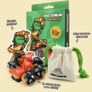 Dice Goblin Pyromancer RPG Dice (8 pcs) 