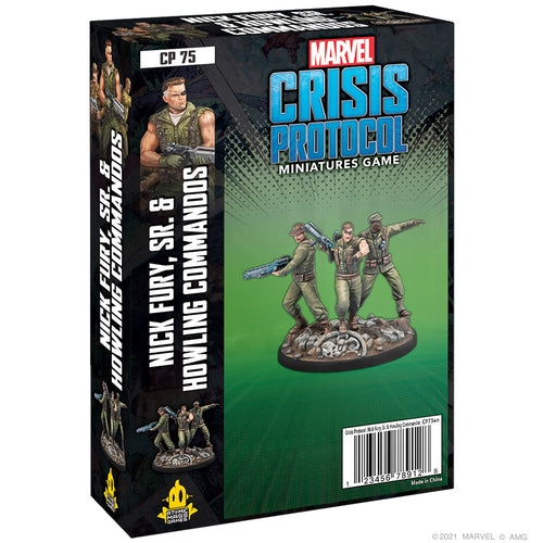 Crisis Protocol Nick Fury, Sr. & Howling Commandos