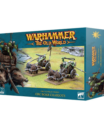 Old World Orc & Goblins: Orc Boar Chariots 