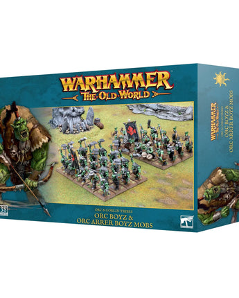 Old World Orc & Goblins: Orc Arrer and Boyz Mobs 
