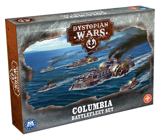 Dystopian Wars Columbia Battlefleet Set