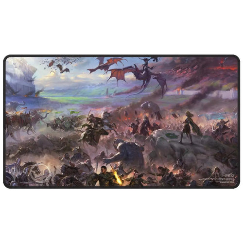 Tales of Middle Earth Black Stitched Borderless Standard Gaming Playmat 