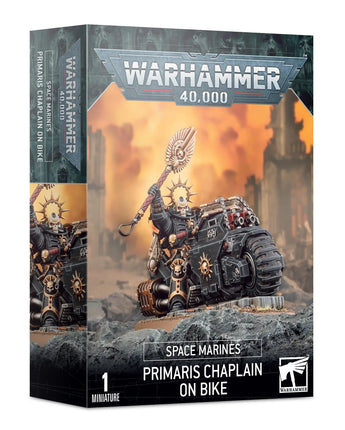 Space Marines Chaplain On Bike 
