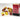 Chessex Dice: Gemini 16mm D6 (12) - Red-Yellow/White 