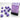 Chessex Dice: Opaque 12mm D6 (36) - Purple/White 