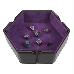 Hex Magnetic Folding Dice Tray 