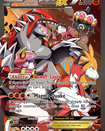 Team Magma's Groudon EX