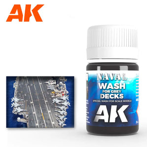 Naval Grey Deck Enamel Wash 35ml 