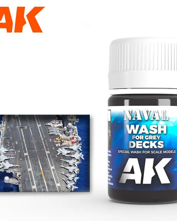 Naval Grey Deck Enamel Wash 35ml 