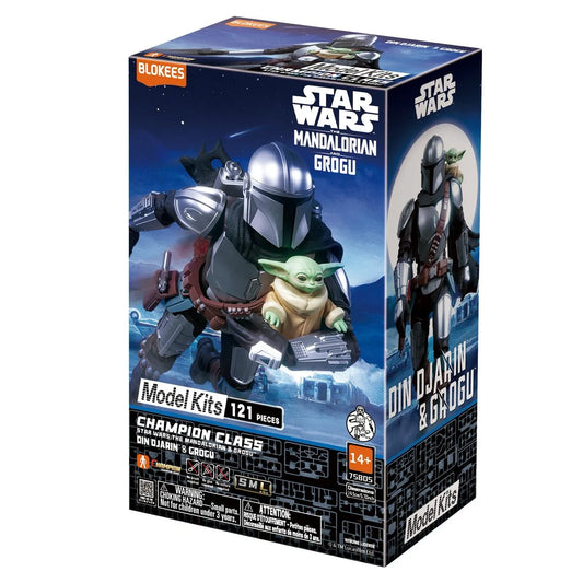 Star Wars The Mandalorian & Grogu Din Djarin & Grogu Classic Class 05 Model Kit 
