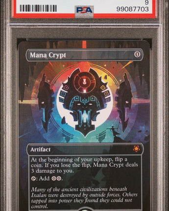 MINT PSA 9 Mana Crypt (Lost Caverns of Ixalan 17) 