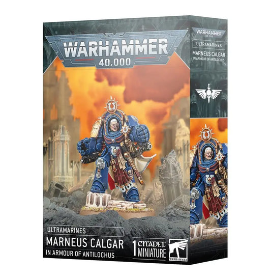 Ultramarines Marneus Calgar In Armour Of Antilochus 