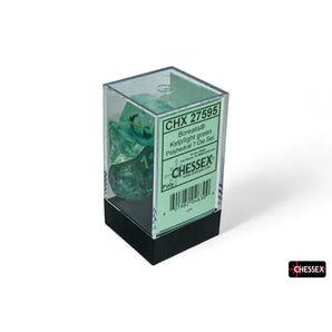 Chessex Dice: Luminary 7-Die RPG Set - Kelp/Light Green 