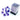 Chessex Dice: Special 12mm D6 (36) - Nebula: Nocturnal/Blue 
