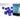 Chessex Dice: Translucent 16mm D6 (12) - Blue/White 