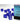 Chessex Dice: Translucent 16mm D6 (12) - Blue/White 
