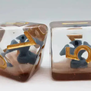 Foam Brain Inclusion Dice RPG Dice Set (7) - Elephant