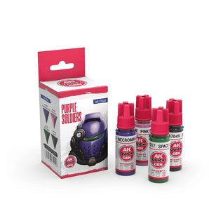 Quick Gen Contrast: Purple Soldiers (4 Colors) Set