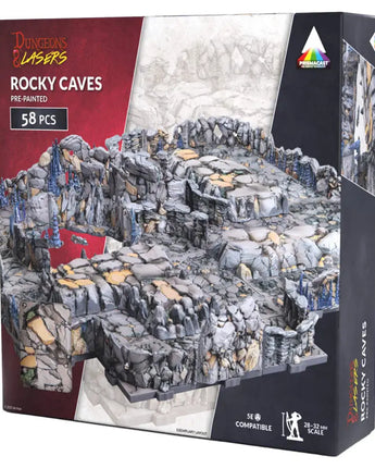 Dungeons and Lasers: Rocky Caves Pre-Painted 