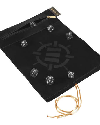 Enhance Roll on a Scroll Dice Mat - Black 