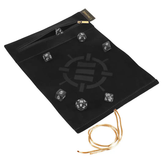 Enhance Roll on a Scroll Dice Mat - Black 
