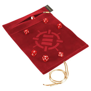 Enhance Roll on a Scroll Dice Mat - Red 