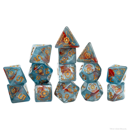 Dungeons & Dragons Adventure Dice Sets - Cleric (Light Blue,Red) 