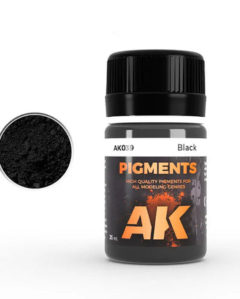 AK Interactive Black Pigment 35ml Bottle 